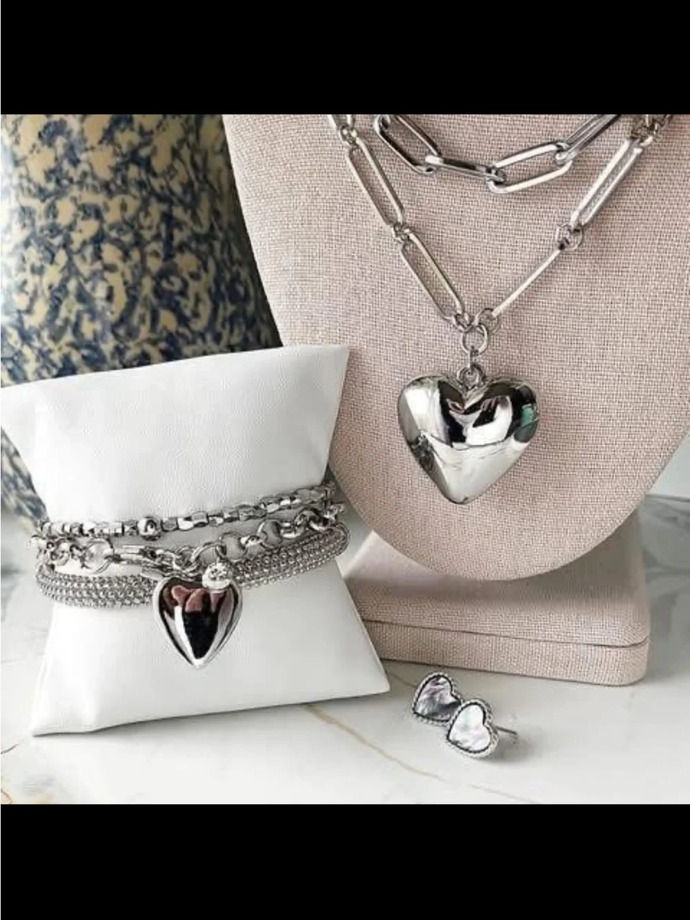 Park Lane Silver Heart Pendant Necklace Lovelle - Picture 5 of 8